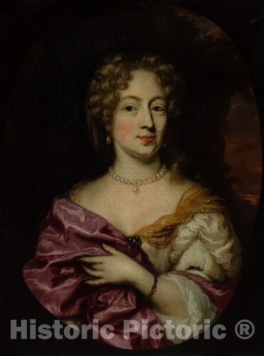 Historic Pictoric Art Print : Nicolaes Maes - Ingena Rotterdam (Died 1704), Betrothed of Admiral Jacob Binkes : Vintage Wall Décor : 18in x 24in