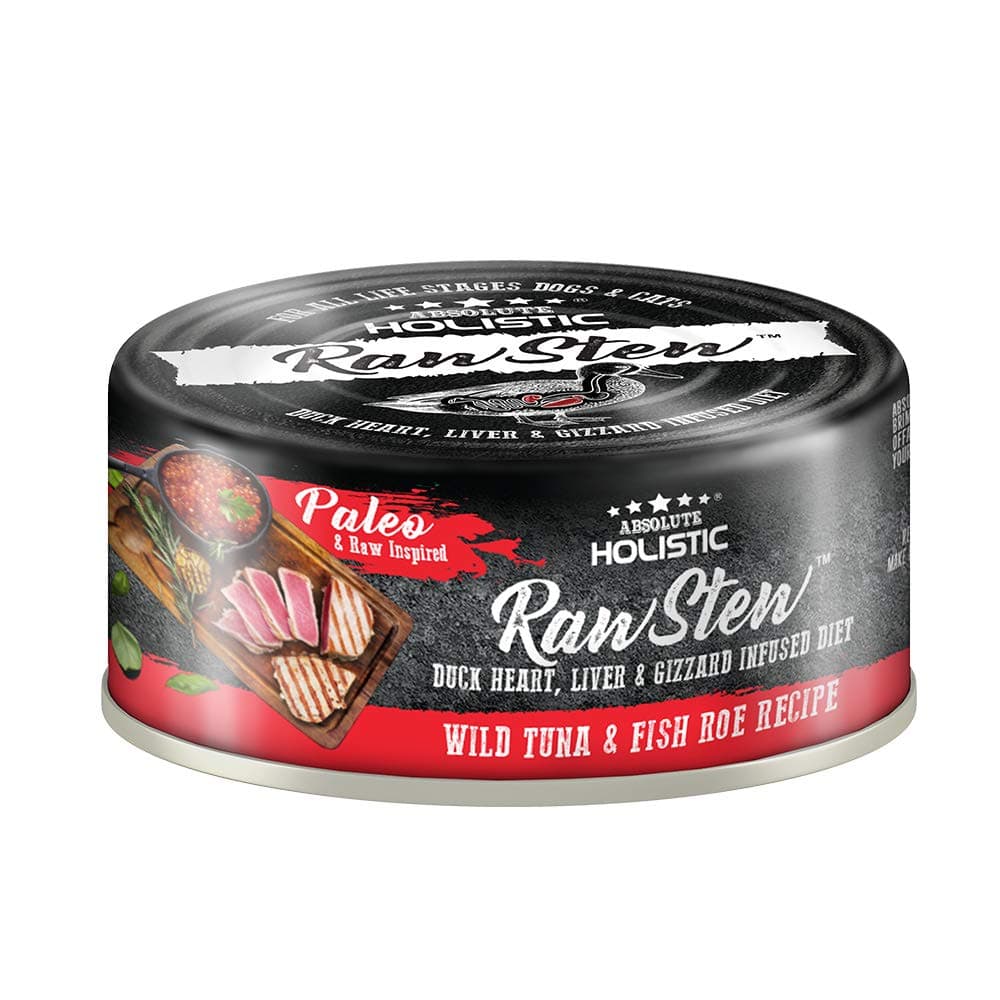 Absolute Holistic RawStew - Wild Tuna & Fish Roe Recipe 12 x 80g