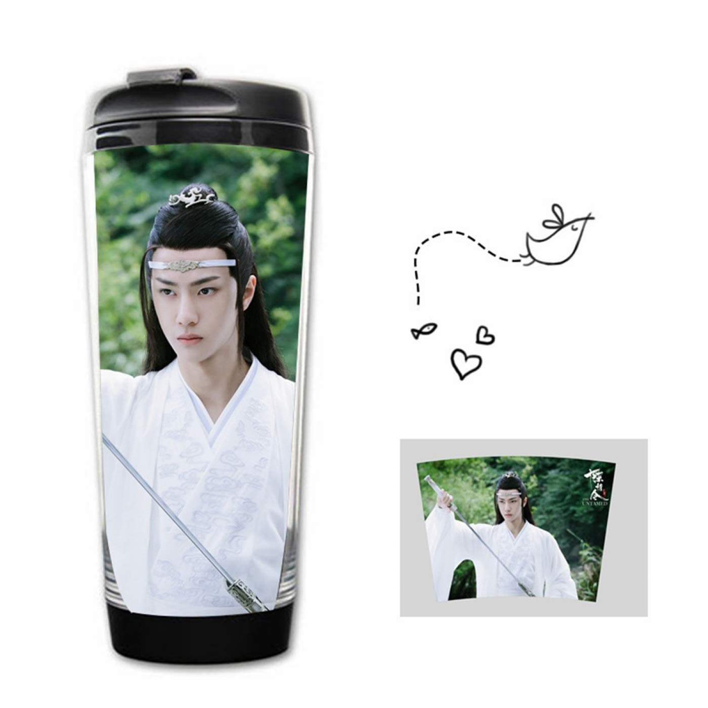 Wei&KYNM Preferred Chen Qingling Xiao Zhan Wang Yibo Drink Cup Mo Dao Zu Shi Water Bottle(None B)