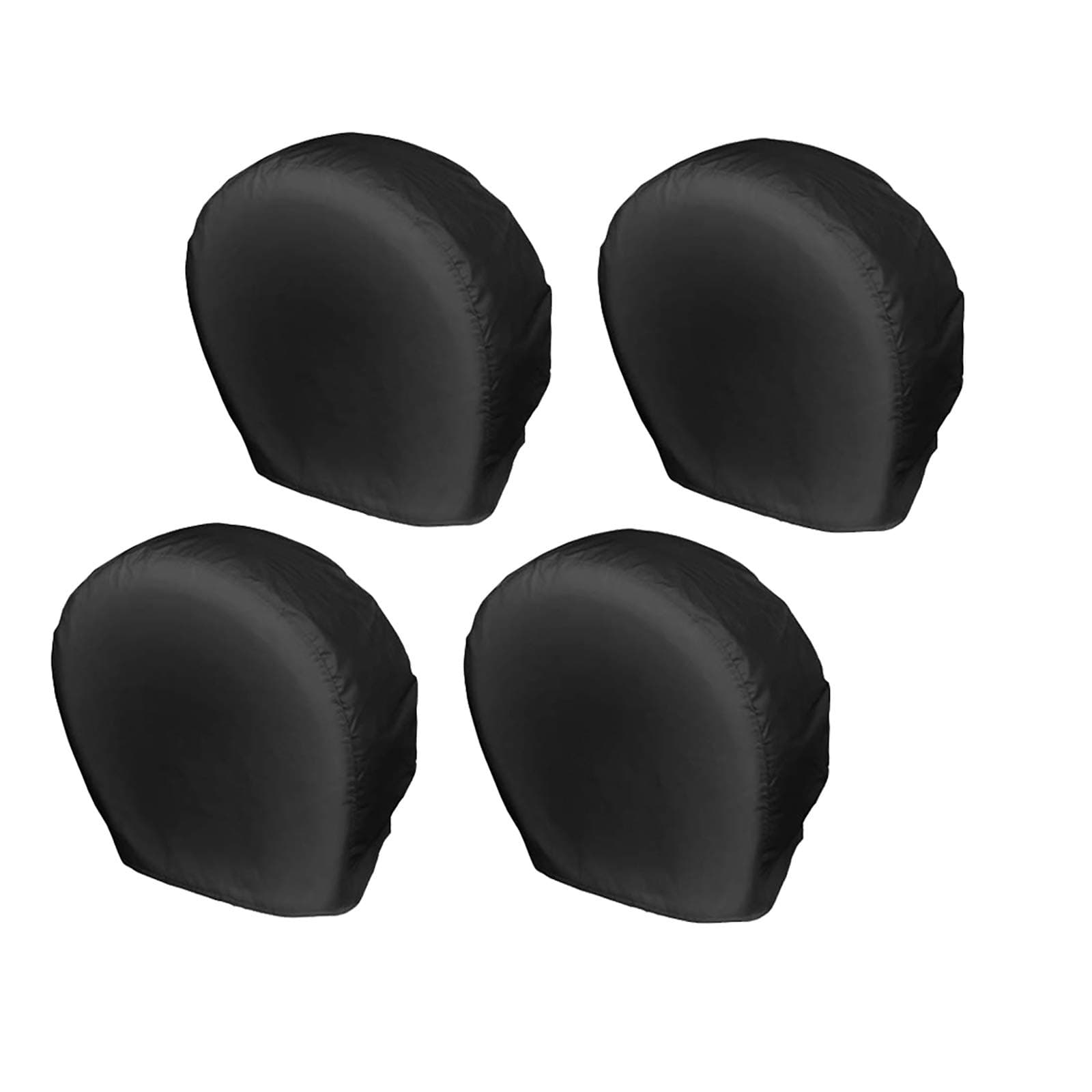 Explore Land Explore Land Tire Cover 4 Pack, for Jeep, Truck, SUV, Trailer, Camper, RV, Tough Vinyl Wheel Protector, Universal Fits Tire Diameters 26-28.75 inch, Black