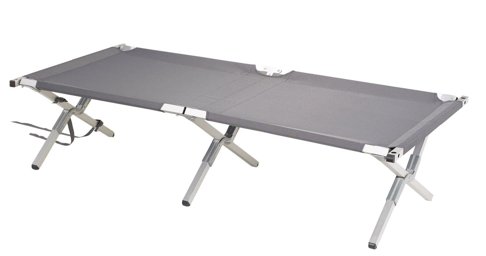 Outbound Heavy Duty Oversized Camp Cot (Grey, Large)