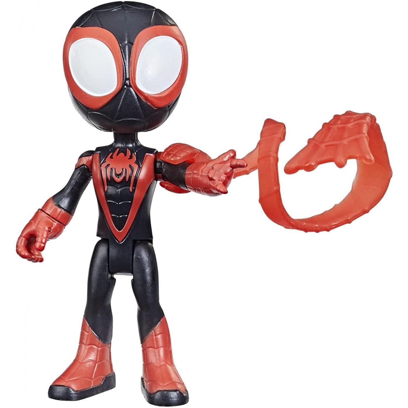 Spidey and his Amazing Friends Marvel Miles Morales Hero Action Figure, 4-Inch Toy, 1 Accessory, Birthday Gifts for Kids, Ages 3+