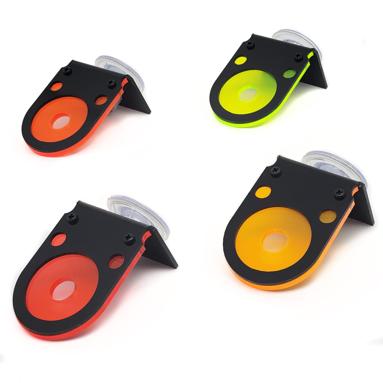 Coral Frag Rack Coral Brackets Holder Marine Reef Aquarium Spare Parts Cultivating Coral (Red Yellow Orange Green)