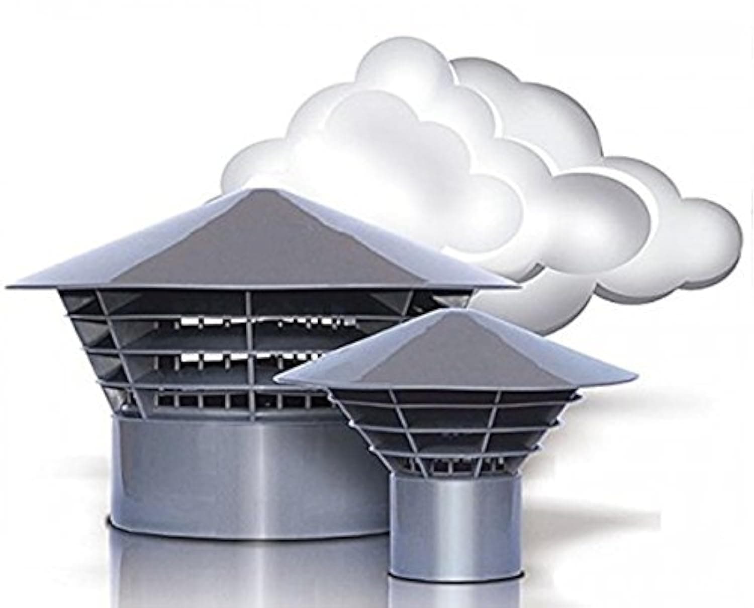 Univent DN160 150 Vent Hood Roof Vent Air Vent for Mounting on 150 mm Pipe