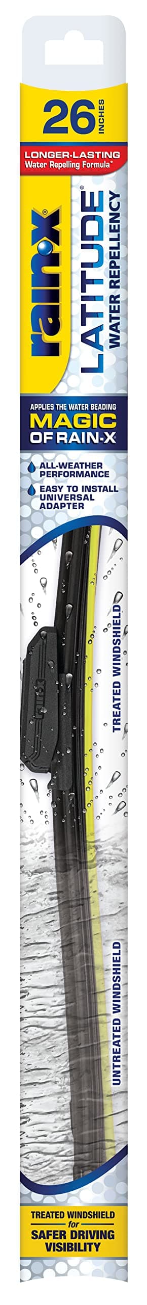 5079281-2 Latitude 2-In-1 Wiper Blades, 26 Inch Windshield Wipers (Pack Of 1), Automotive Replacement Windshield Wiper Blades With Patented Rain-X Water Repellency Formula