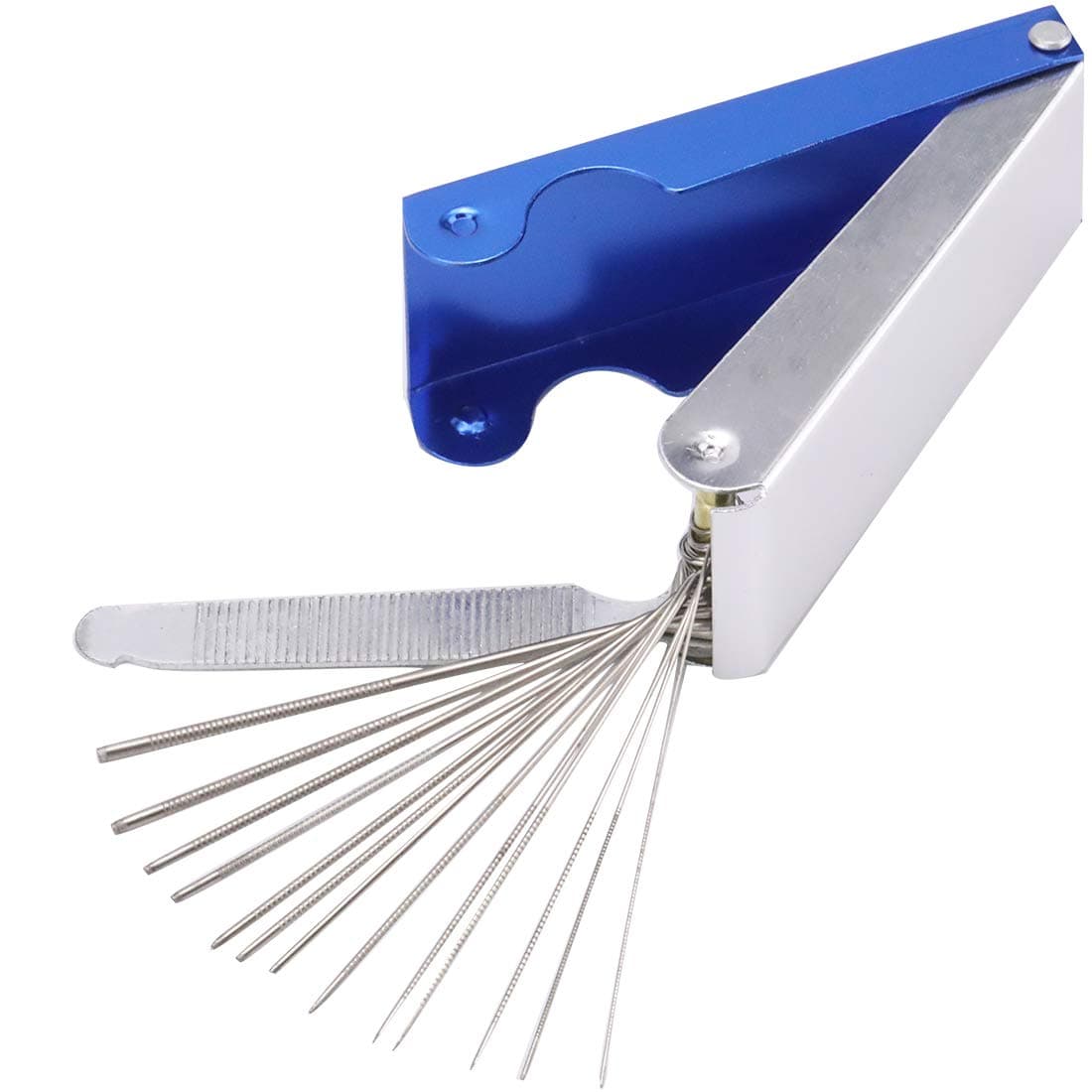 Hidear Guitar Sanding Tool,Guitar Bass Ukulele Nut Bridge Saddle Grooves Sanding Files Tool Kit Electric Acoustic Guitar Part DIY Tools