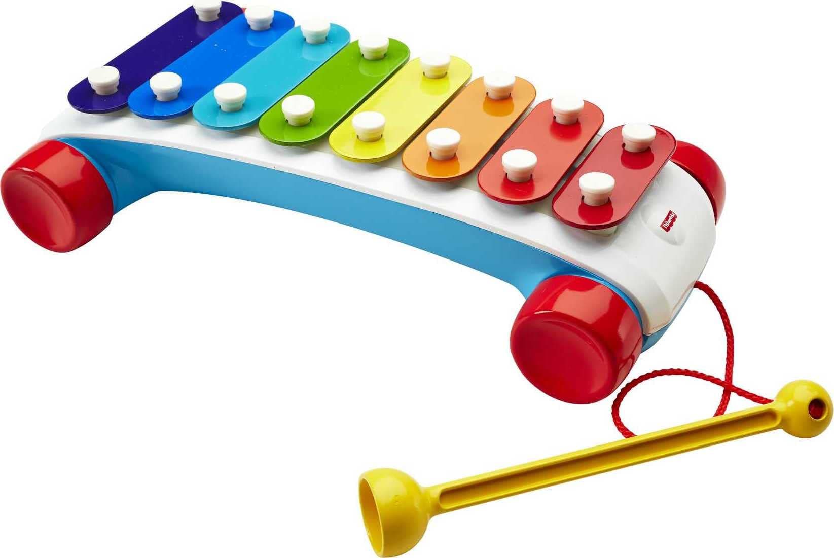 Classic Xylophone, Toddler Musical Instrument Pull Toy