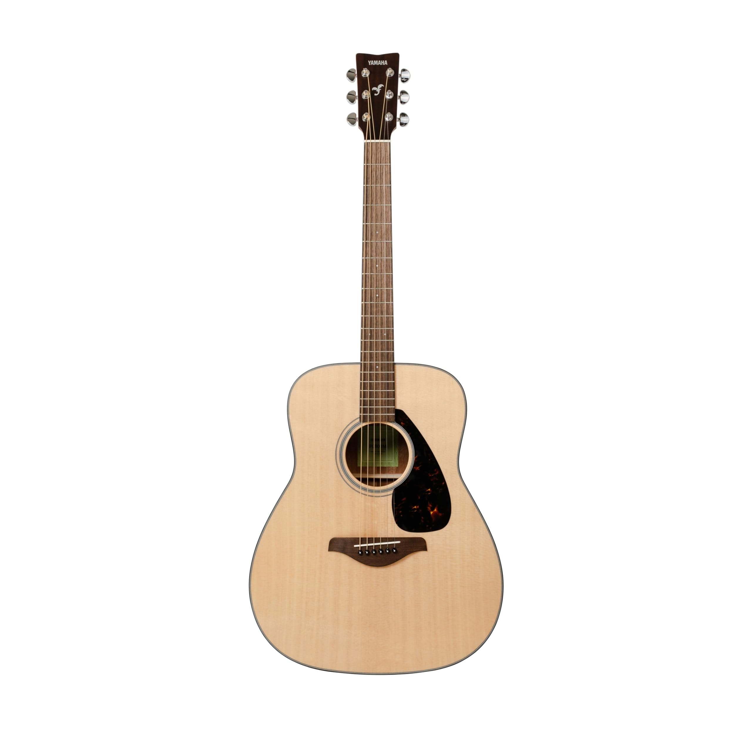 FG800M the iconic beginner's acoustic guitar with an authentic sound for adults and teenagers, 4/4 wooden guitar in matt natural, Voucher for 2 Online lessons from Yamaha Music School