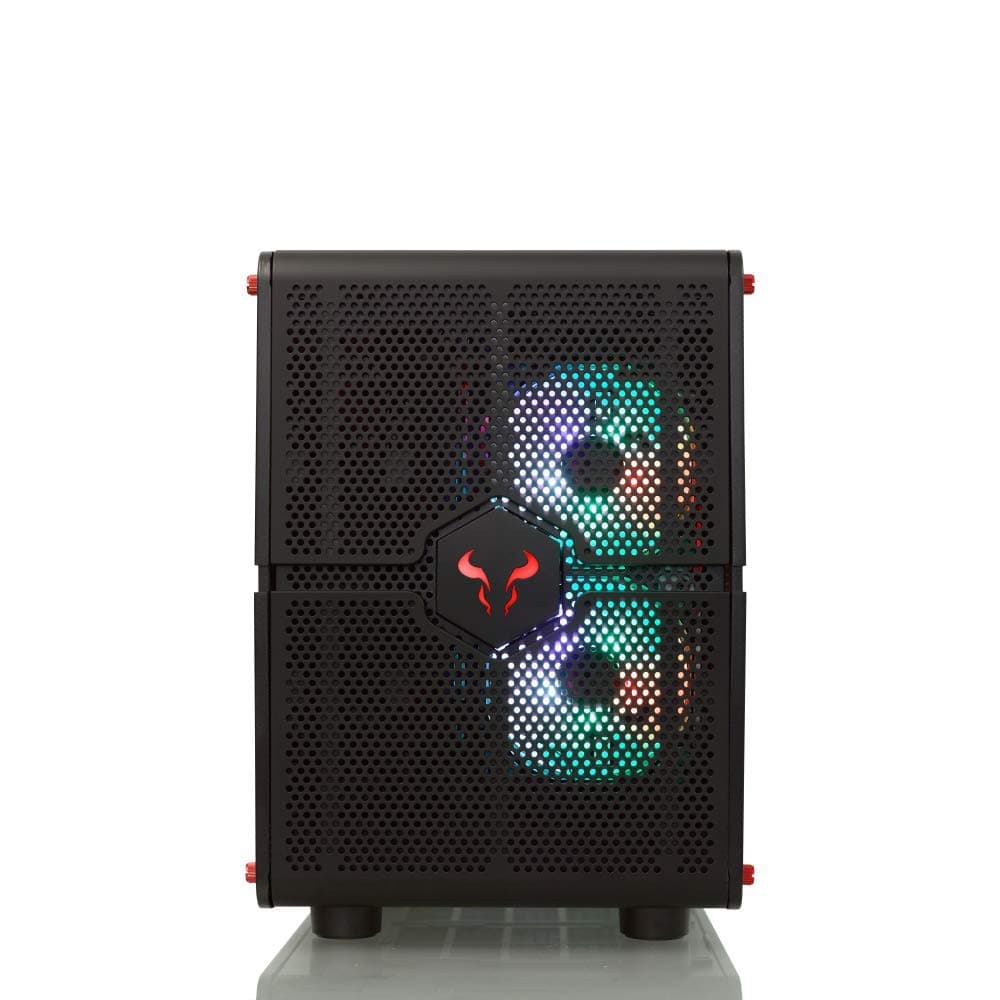 RIOTORO Morpheus GPX-100 Convertible Mini to Mid-Tower EATX [Two Cases in one] - 2X USB 3.1 Gen 2 Type-C - Superior Cooling and Acoustic Performance - Enhanced Cable Management System