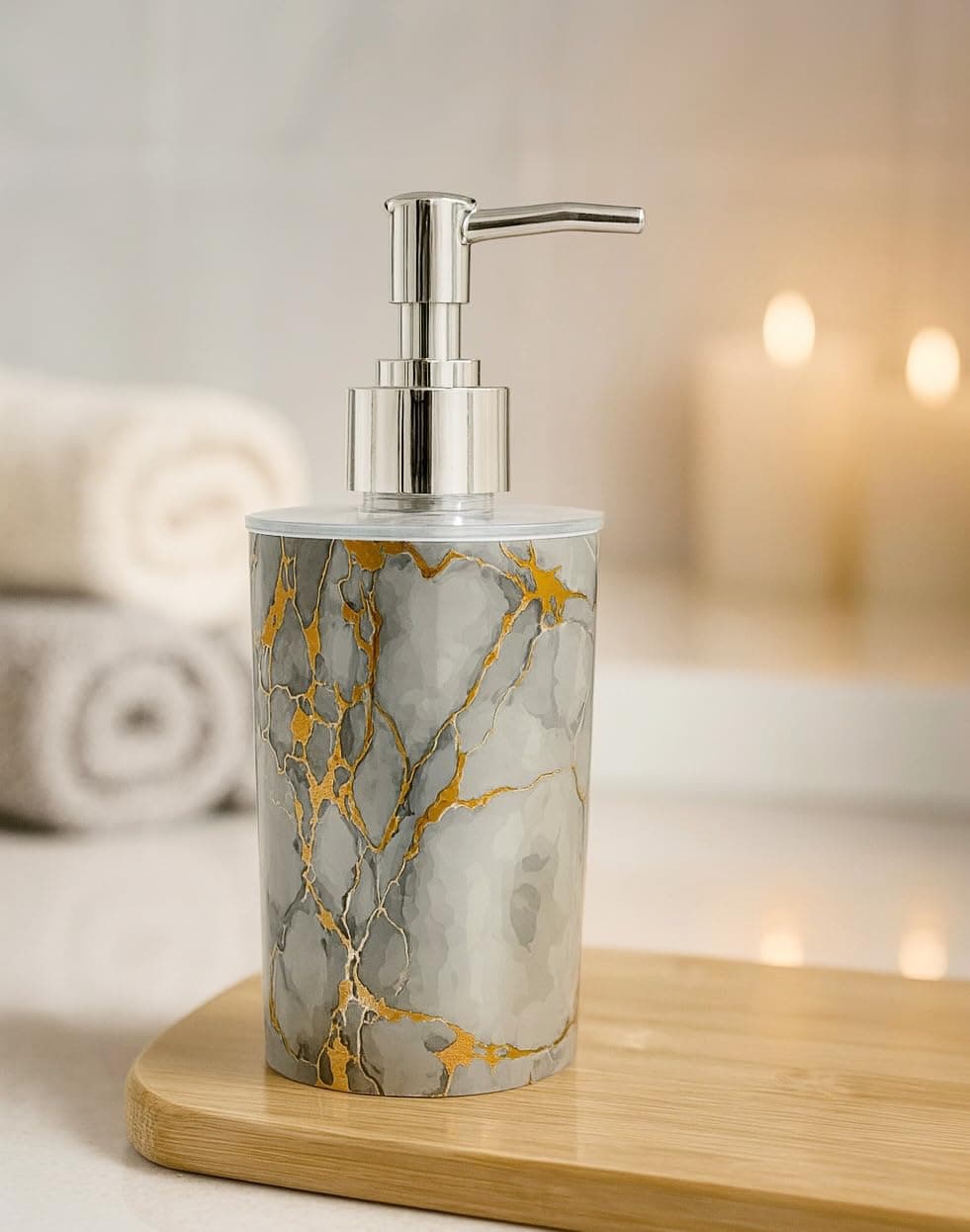 Refillable Liquid Soap Dispenser 250ml | Unbreakable Plastic Handwash Bottle with Pump for Bathroom, Kitchen, Sink, Wash Basin | Reusable Lotion, Shampoo & Sanitizer Dispenser (Pack of 1)