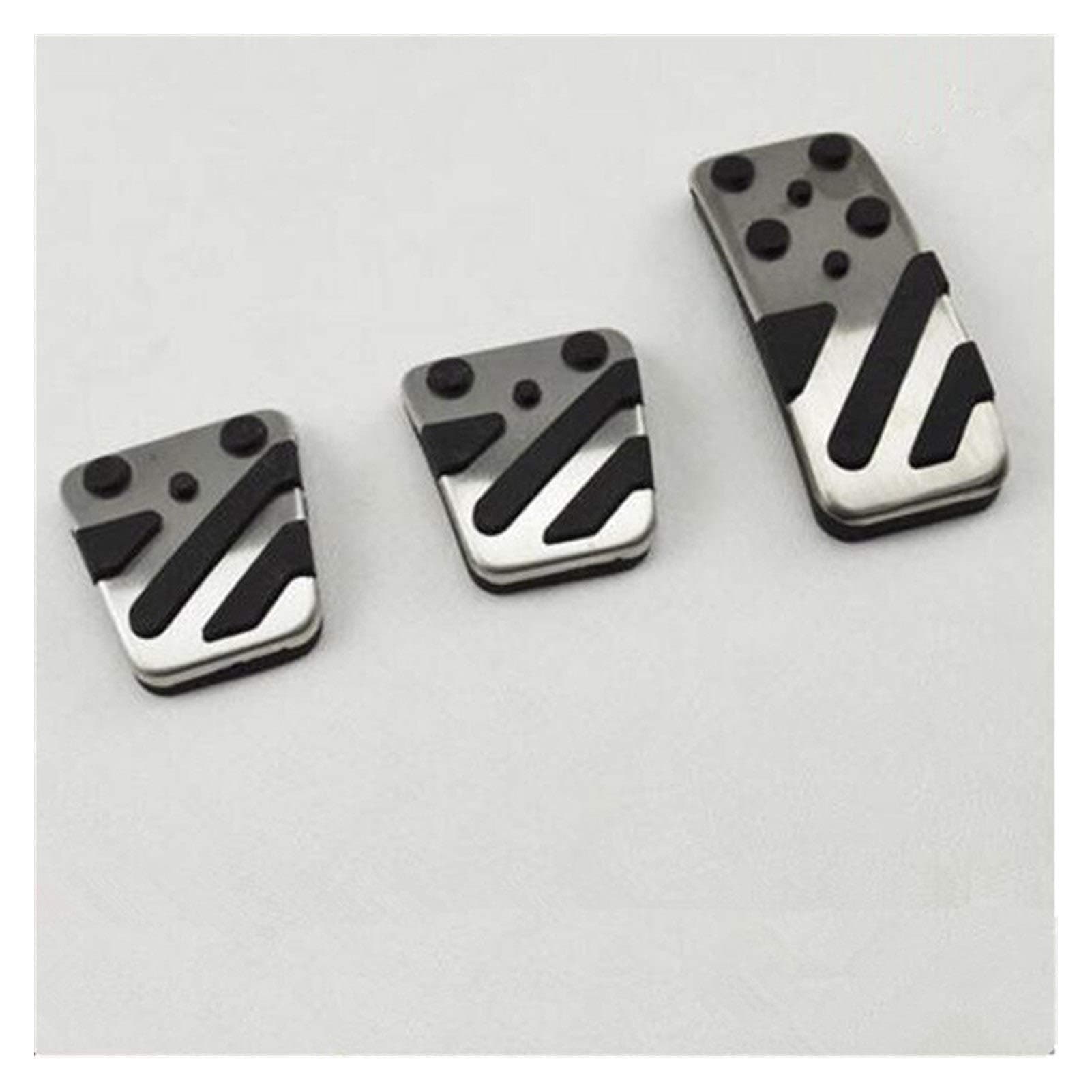 Happy Shop Gas Brake Pedal Pad Covers Car Styling Gas Brake Pedal Clutch Pedal Case compatible with Mitsubishi Outlander ASX PAJERO LANCER EX Evolution Grandis Anti-Slip (Color : A Type for MT)