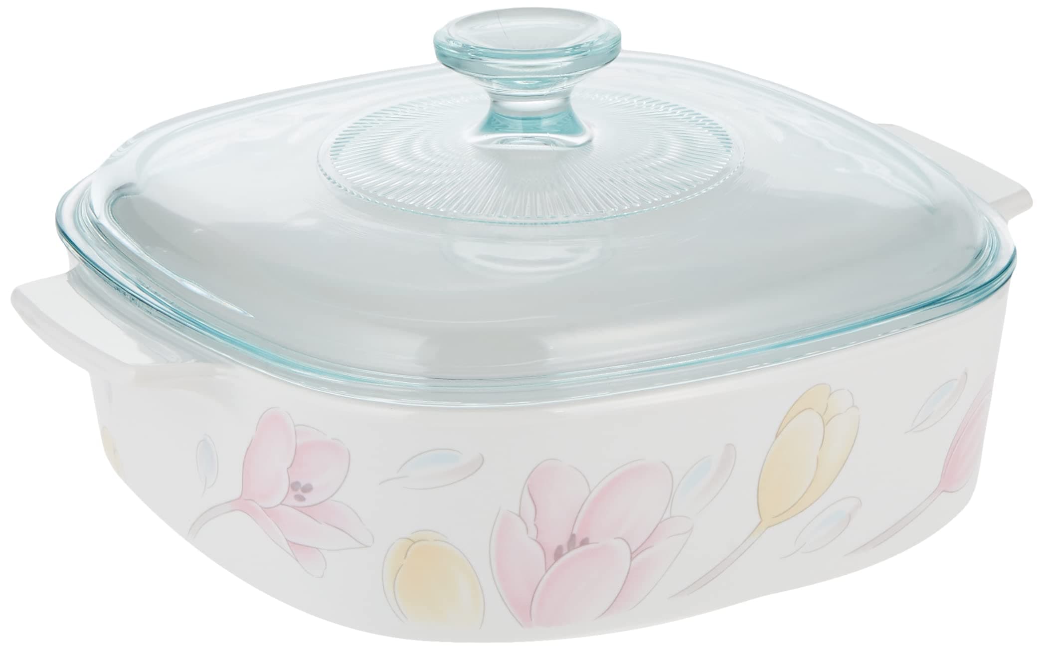 CorningWareElegant City 2 Liter Covered Casserole, White