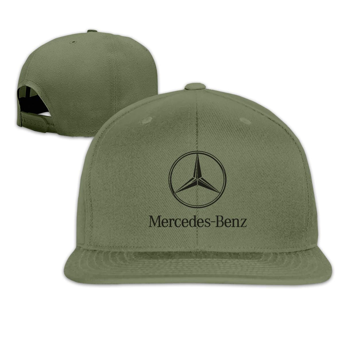 Customized Funny Mercedes-Benz Logo Adjustable Cap for Men Women's,Black