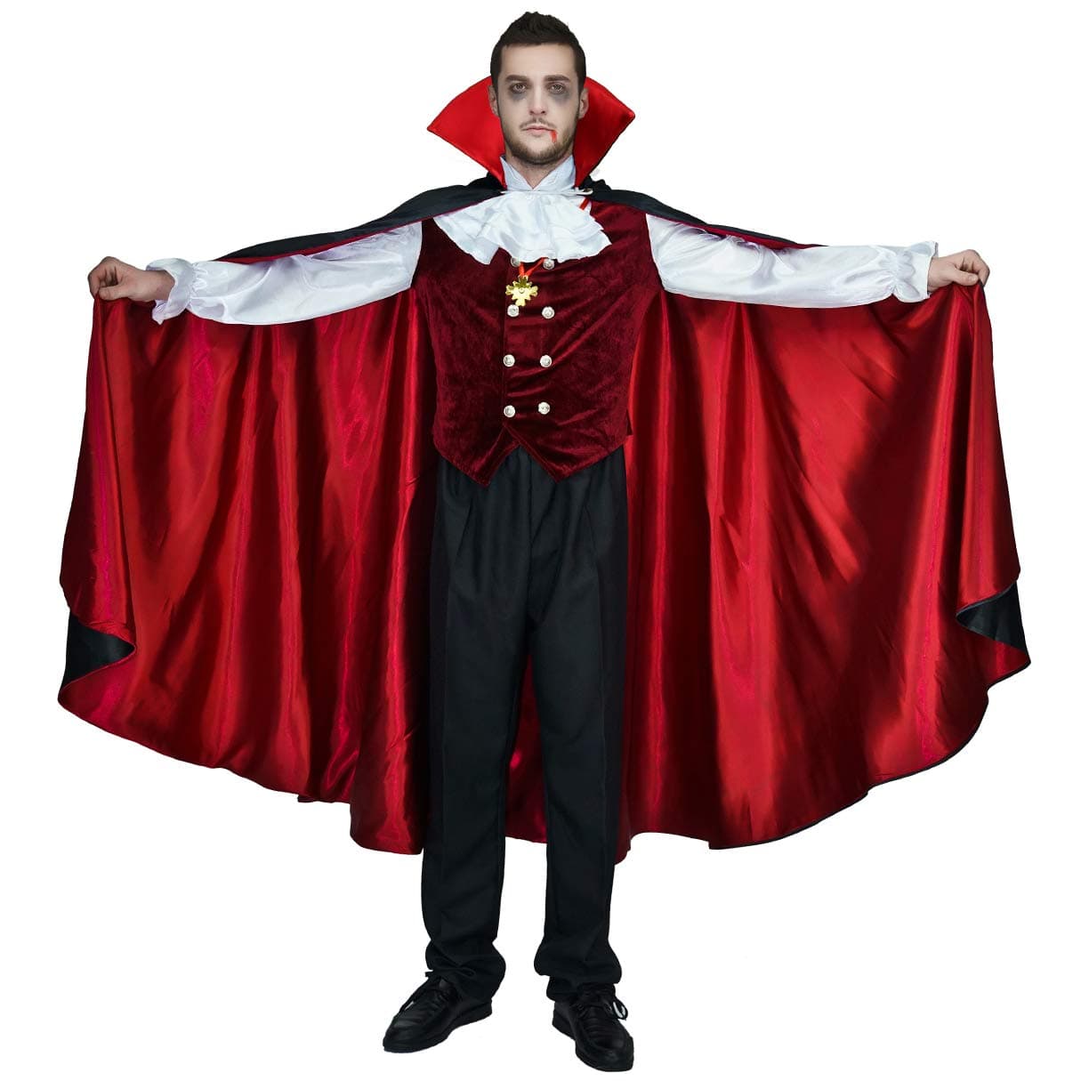 flatwhite KalcyKizz Men's Halloween Gothic Vampire Costumes