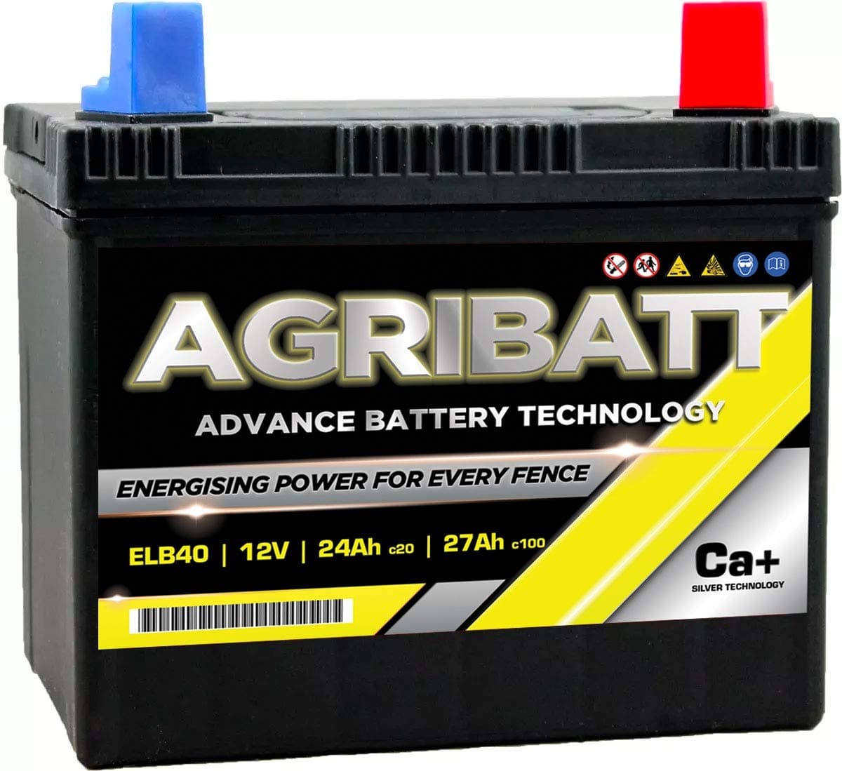 ELB40 Heavy Duty Electric Fence Battery 12V 27Ah c100