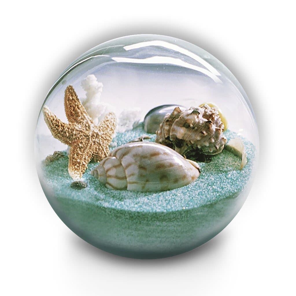 Collectible Sand and Seashell Sandglobe. Good Luck