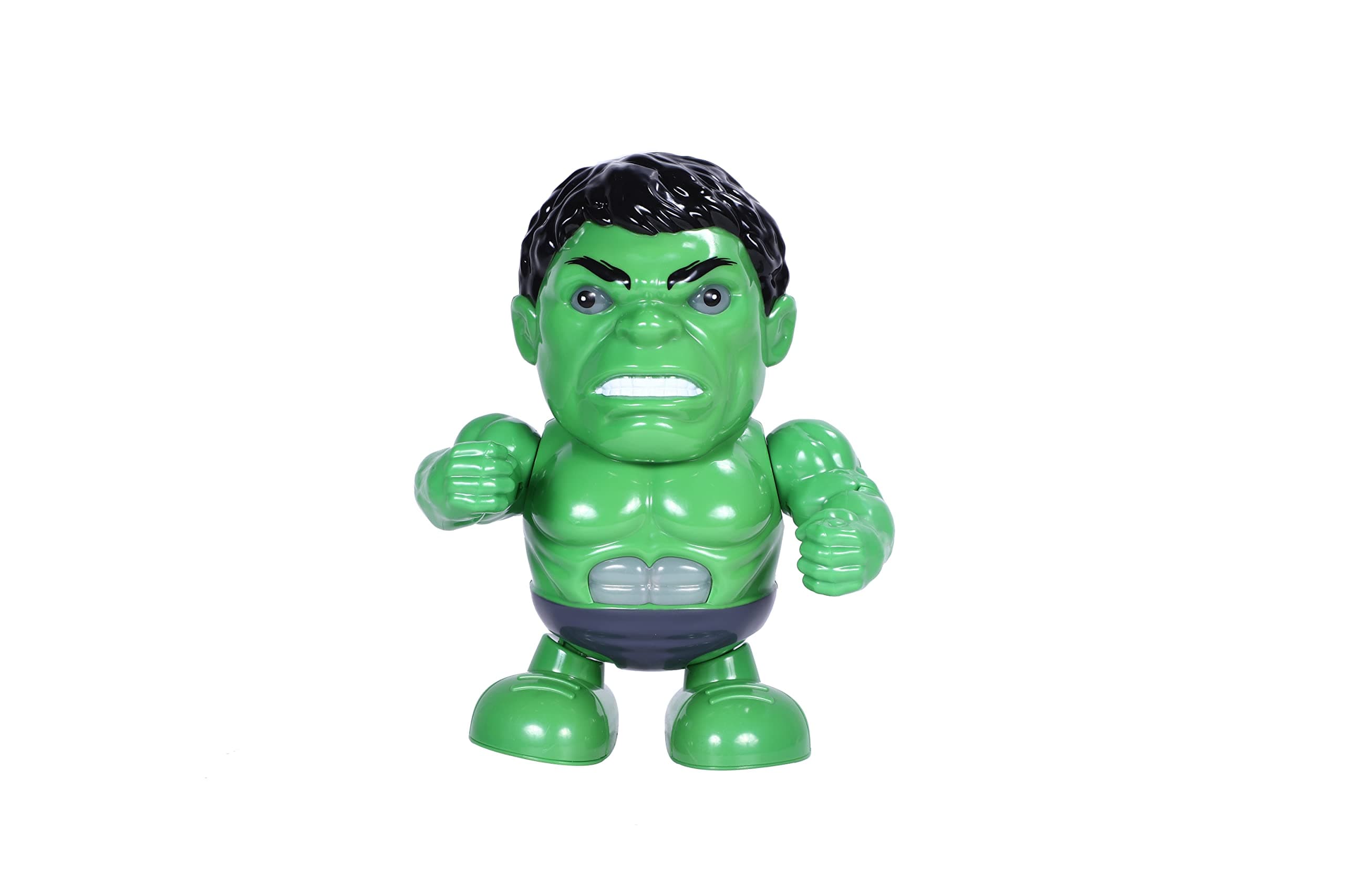 Toyzone Hulk Dance Hero-21292 | Electronic Toy | Bump-n-Go Movement | Battery Operated Toy | Light & Music | Bump N go Action | Age 12+ Months