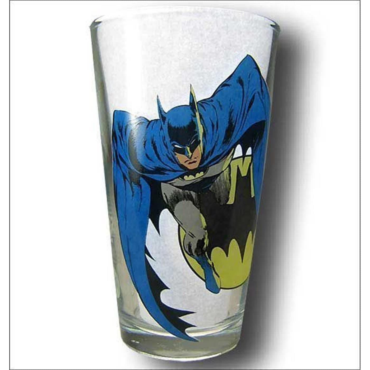 Pint Glass - DC Comics - Batman Toon Tumbler 16oz Cup New Toys TT0080