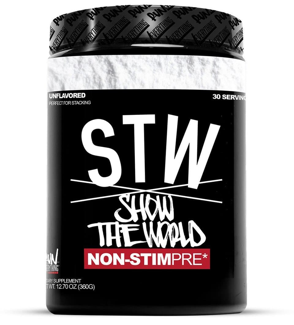 Run Everything Labs | STW | Show The World | Non-STIM PRE Workout (UNFLAVORED)