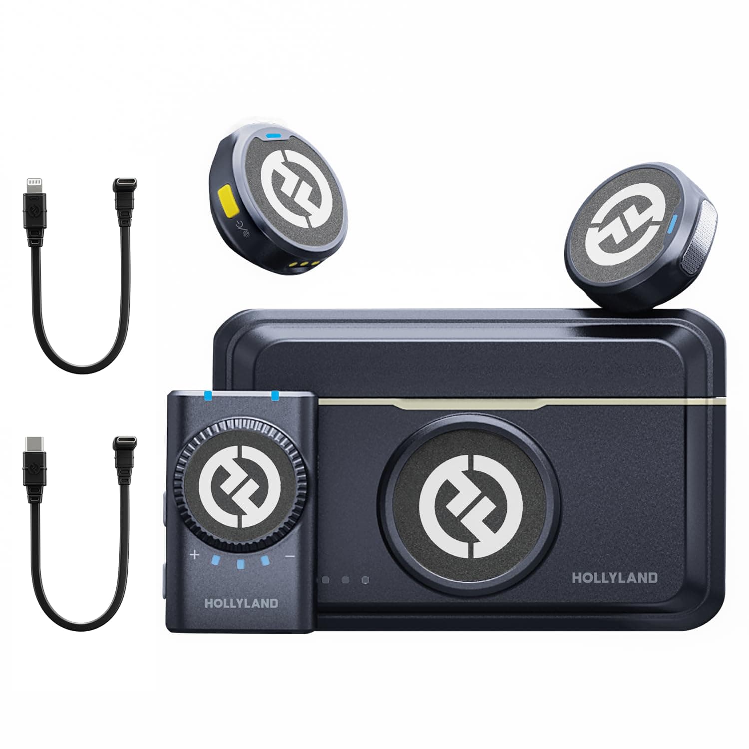 Lark M2 Wireless Microphone For Camera/Laptop/Phones, Mini Lapel Mic Wireless,48Khz 24 Bit,1000 Ft Range, Noise Cancellation, 30H Battery For Youtube Video Recording,Streaming