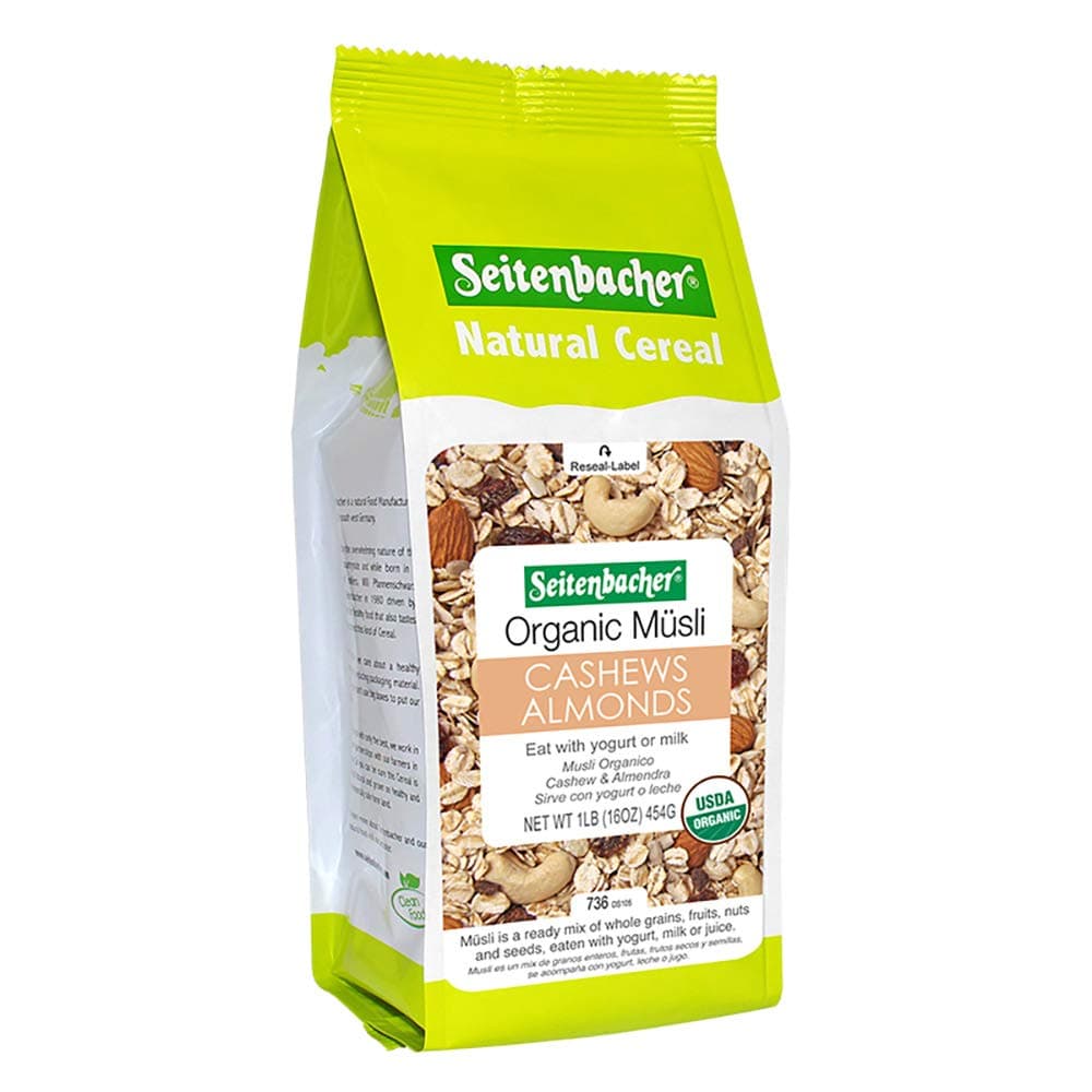 Seitenbacher Muesli Cashew Almnd #21 16 Oz
