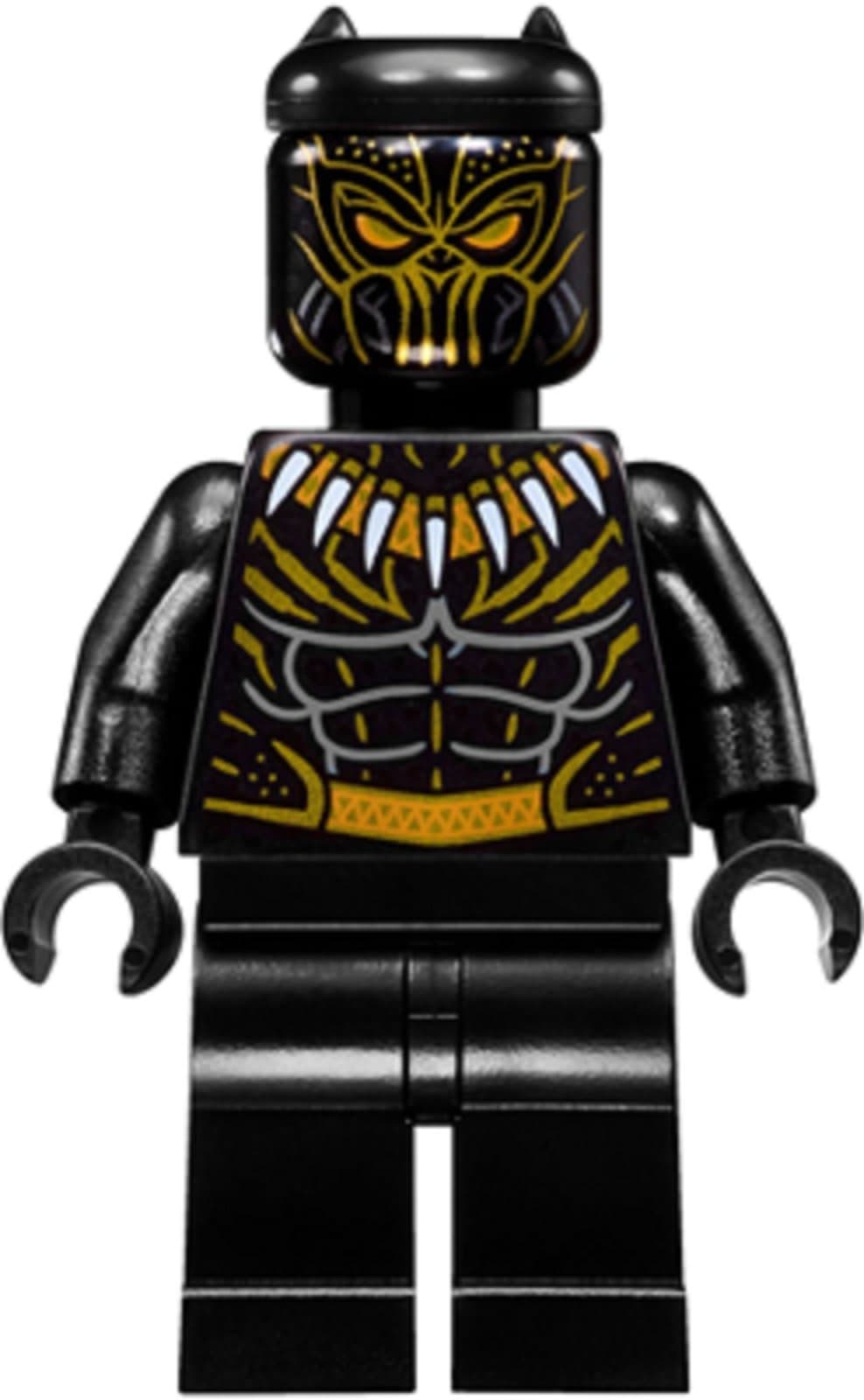LEGO Marvel Super Heroes Black Panther Minifigure - Killmonger Golden Jaguar Suit (76099)