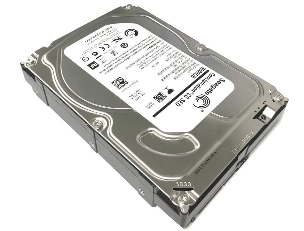 Seagate Enterprise Value HDD - Cloud Storage - 3 TB 7200RPM 6Gb/s 64 MB Cache 3.5 Inch Internal Bare Drive (ST3000NC000)