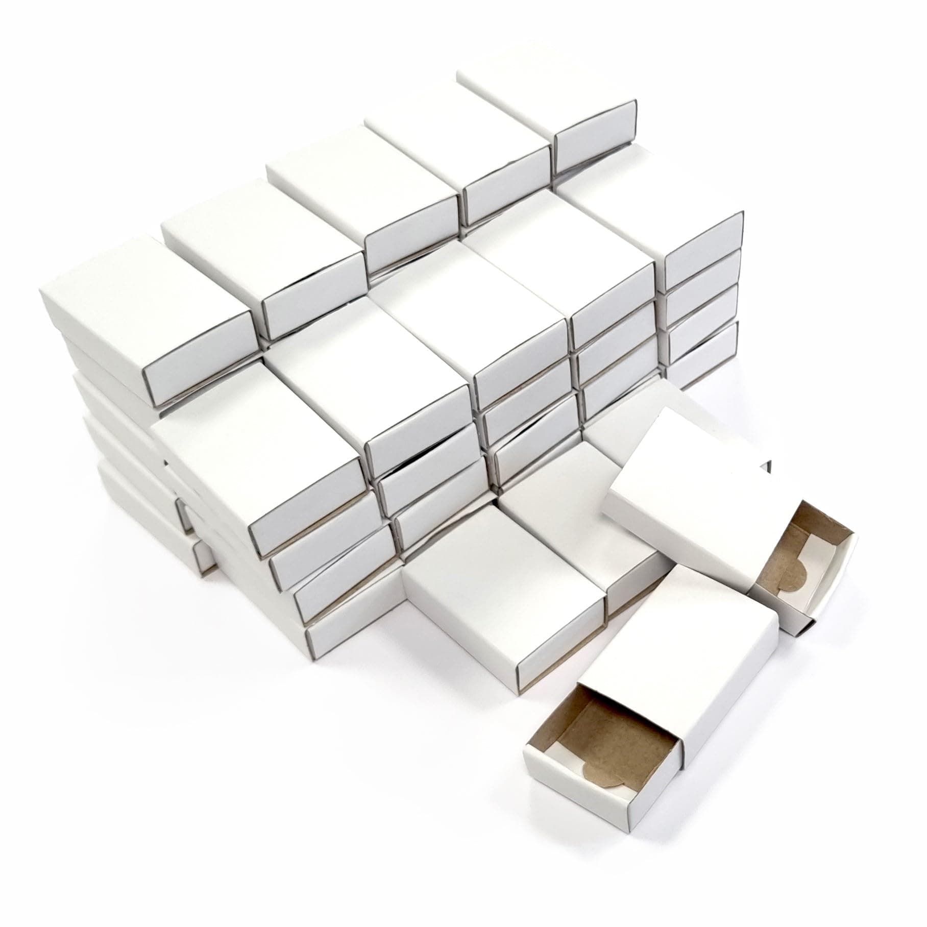 Major Brushes Plain Matchboxes for Arts, Crafts, Trinkets, Wedding Favours - Pack of 50