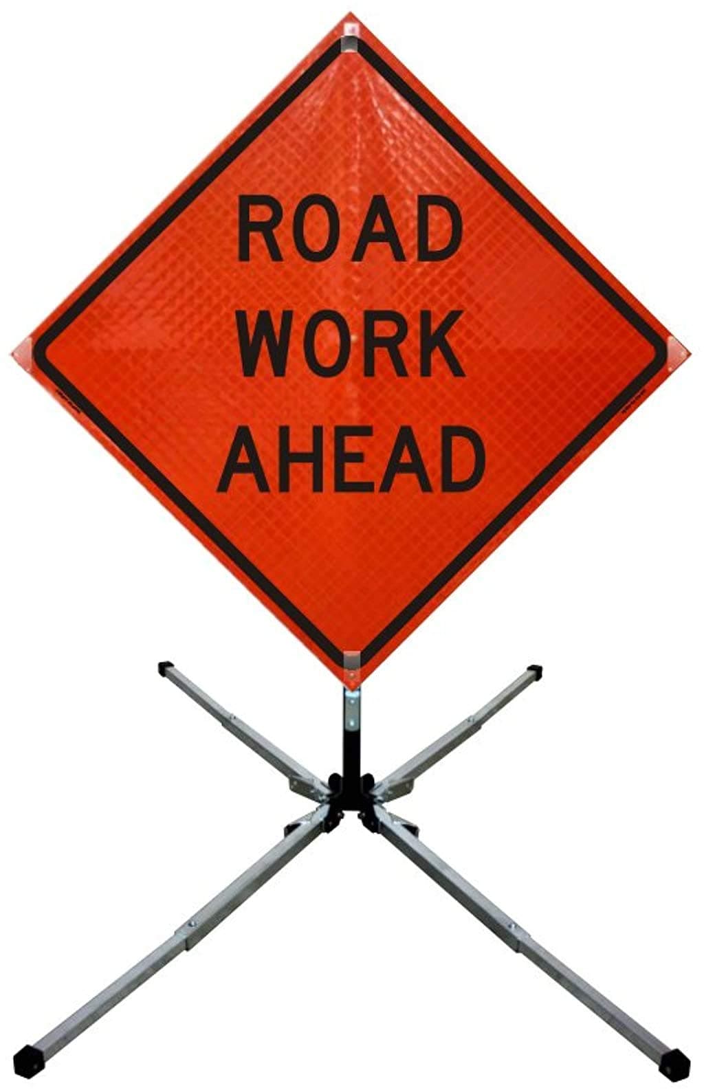 Dicke Safety Products DL1000W Dynalite Sign Stand, 22" Legs with Screwlock Panel Holder