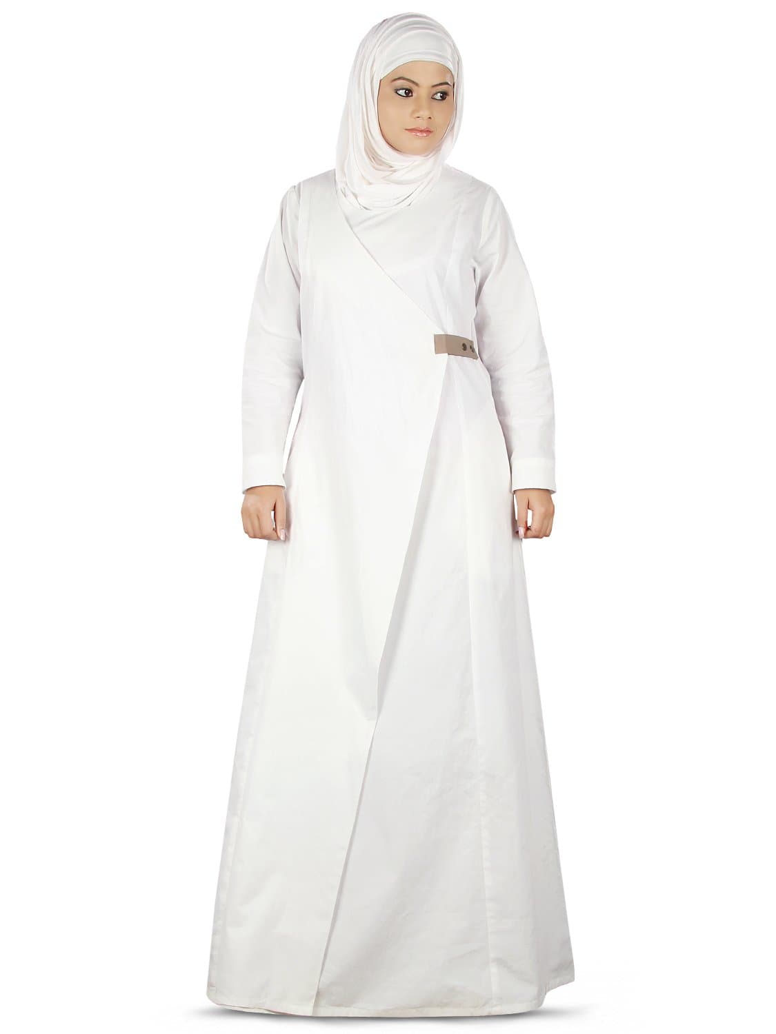 Women's Zuhera Prayer Abaya Islamic Clothing During Hajj in White
