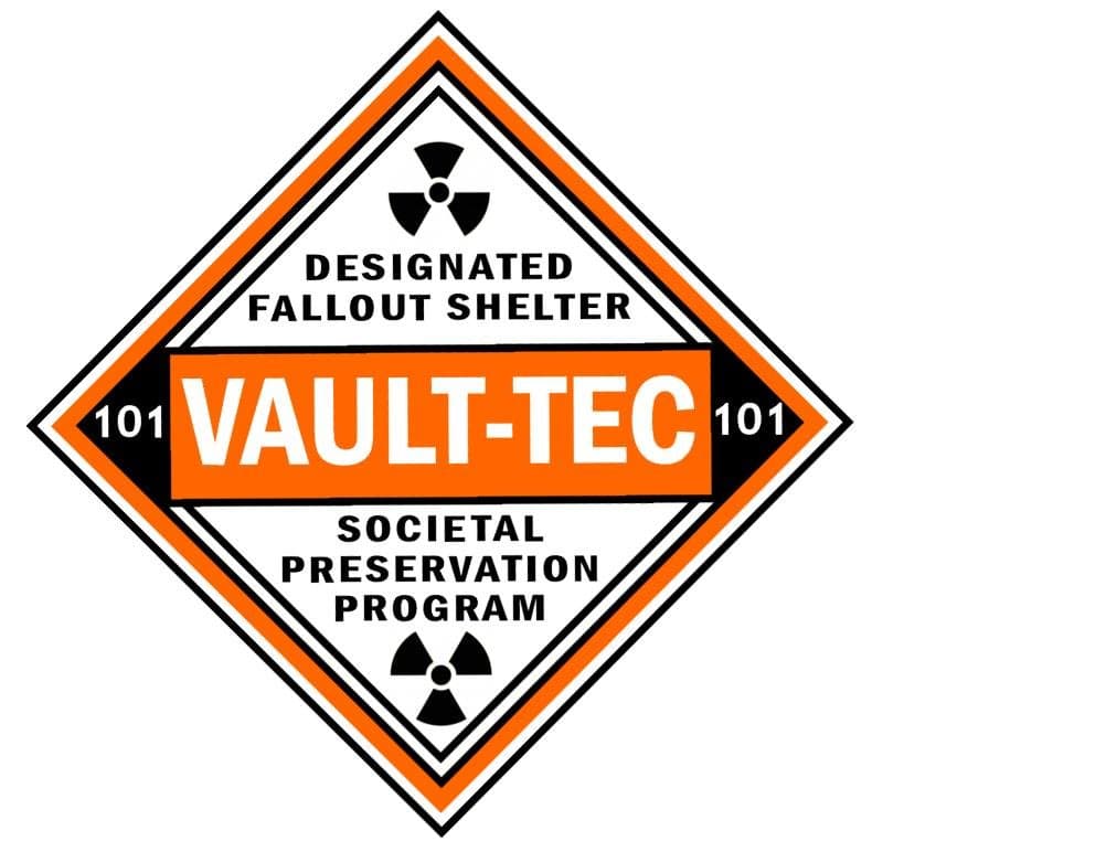 Vault-Tec Designated Fallout Shelter Vinyl Sticker