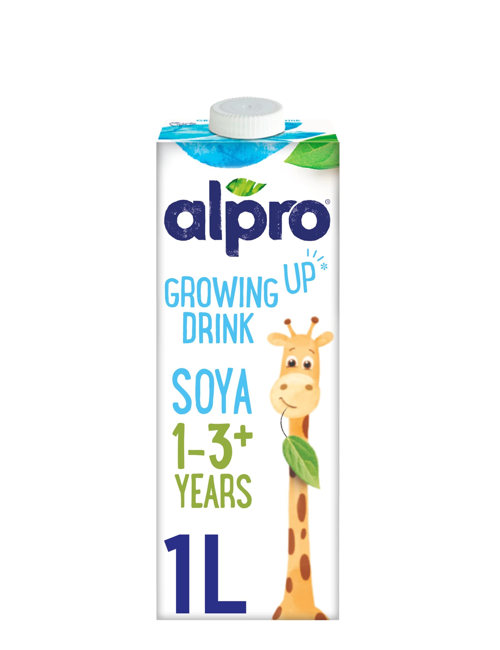 Alpro Soya Growing Up Drink - Plant-Based Long Life Dairy Free & Lactose Free Milk Alternative - 1L