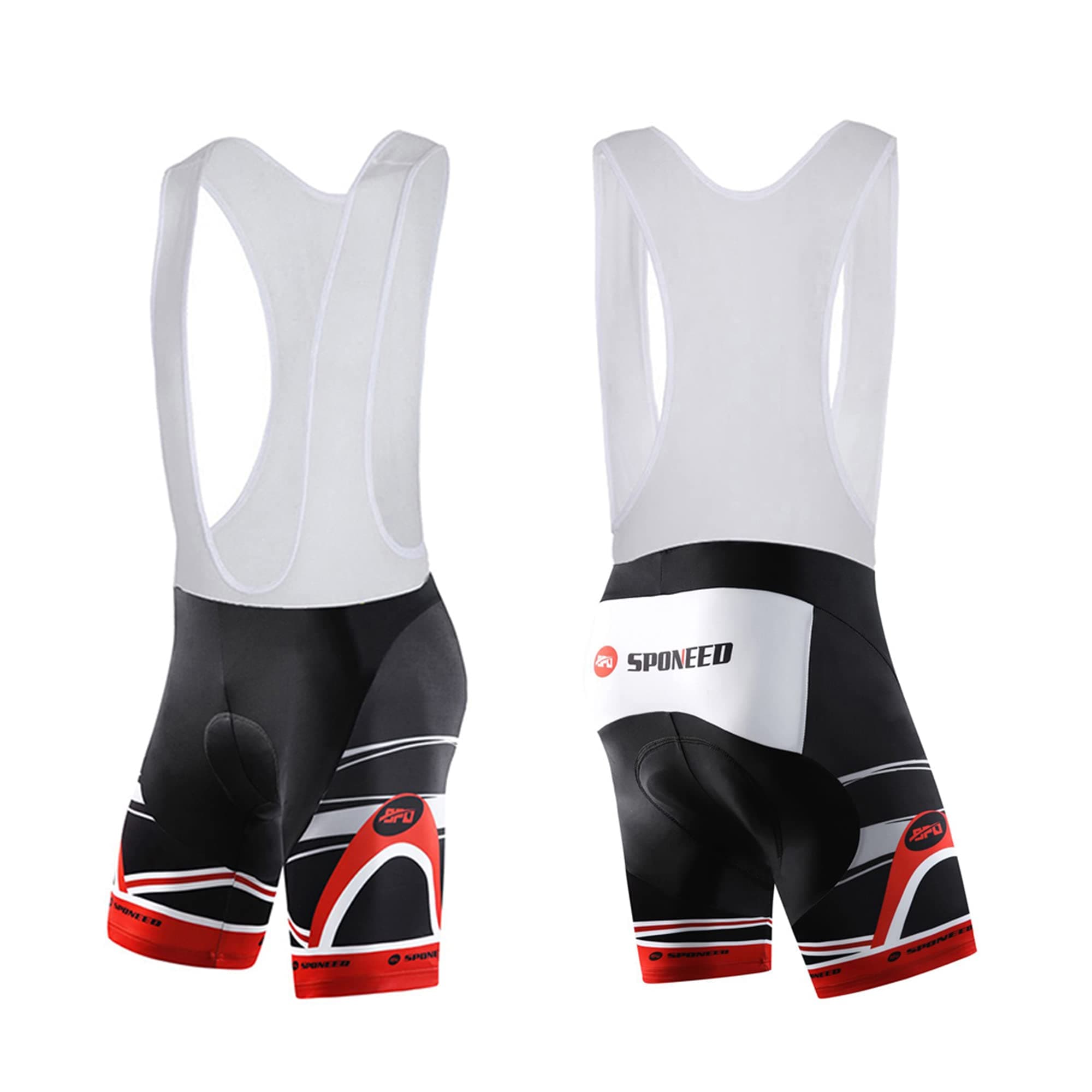 Men's Road Bike Shorts Bib Pants Gel Padded Cycling Knickers Compression Cycle Bottoms
