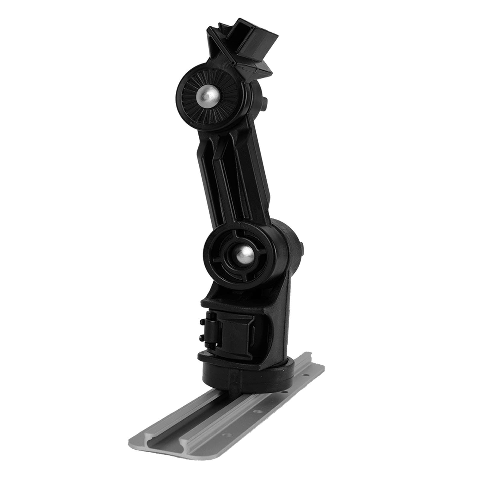 YakAttackFish Finder Mount for Lowrance Elite/Hook 3,4,5 and Elite Ti 5,7 Replaces Stock Base, Track Mount with extension arm