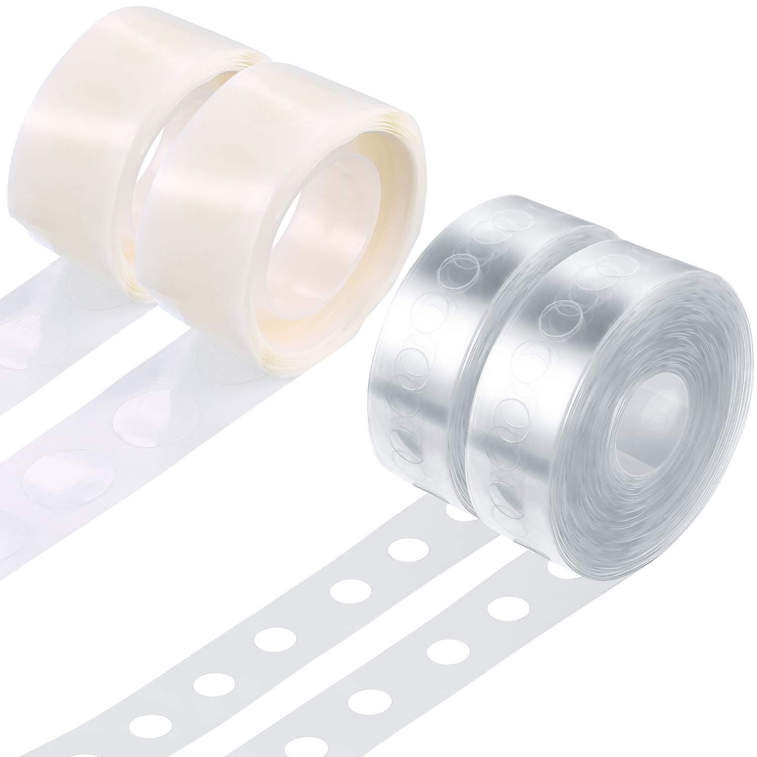 Maxi Showay Balloon Decorating Strip Kit 2 Rolls 16ft Tape Strips with 2 Rolls Glue Point Dots Stickers Strip
