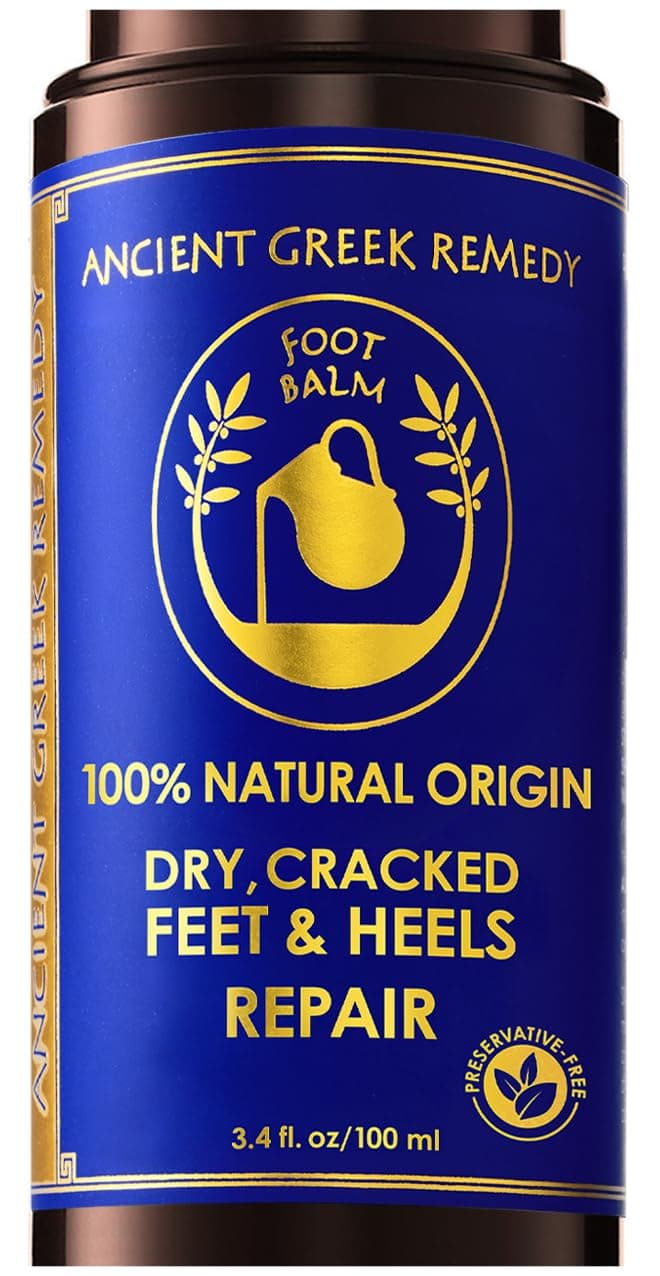 Organic Foot Cream, Dry Feet Moisturizer, Cracked Heel Treatment, Soft Feet Balm, Rough Foot Care Kit, Athletes Foot Lotion, Foot Peel Soften and Eliminator Mask, Callus Remover for Itchy Feet Repair