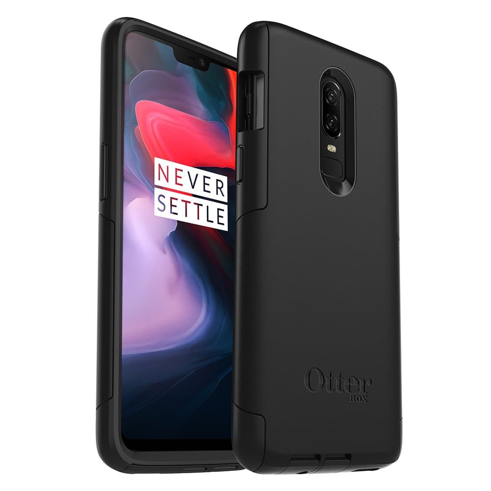 OtterBox COMMUTER SERIES Case for OnePlus 6 - Retail Packaging - BLACK