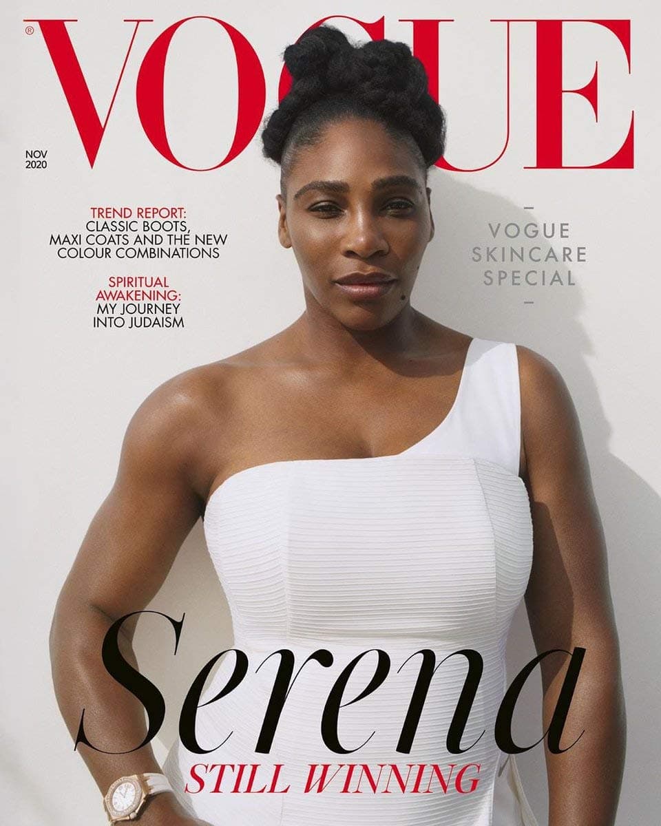 Vogue UK Magazine (November, 2020) Serena Williams Cover