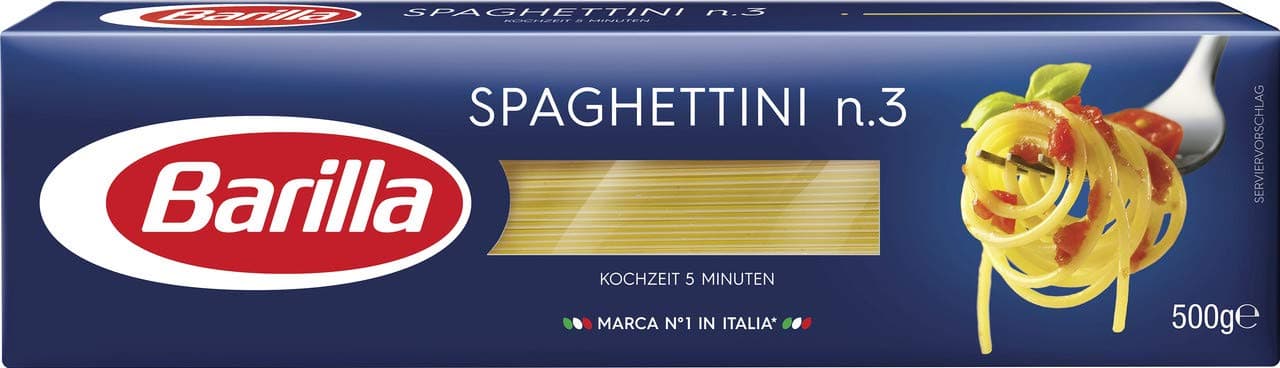 Barilla Spaghettini No.3 500g