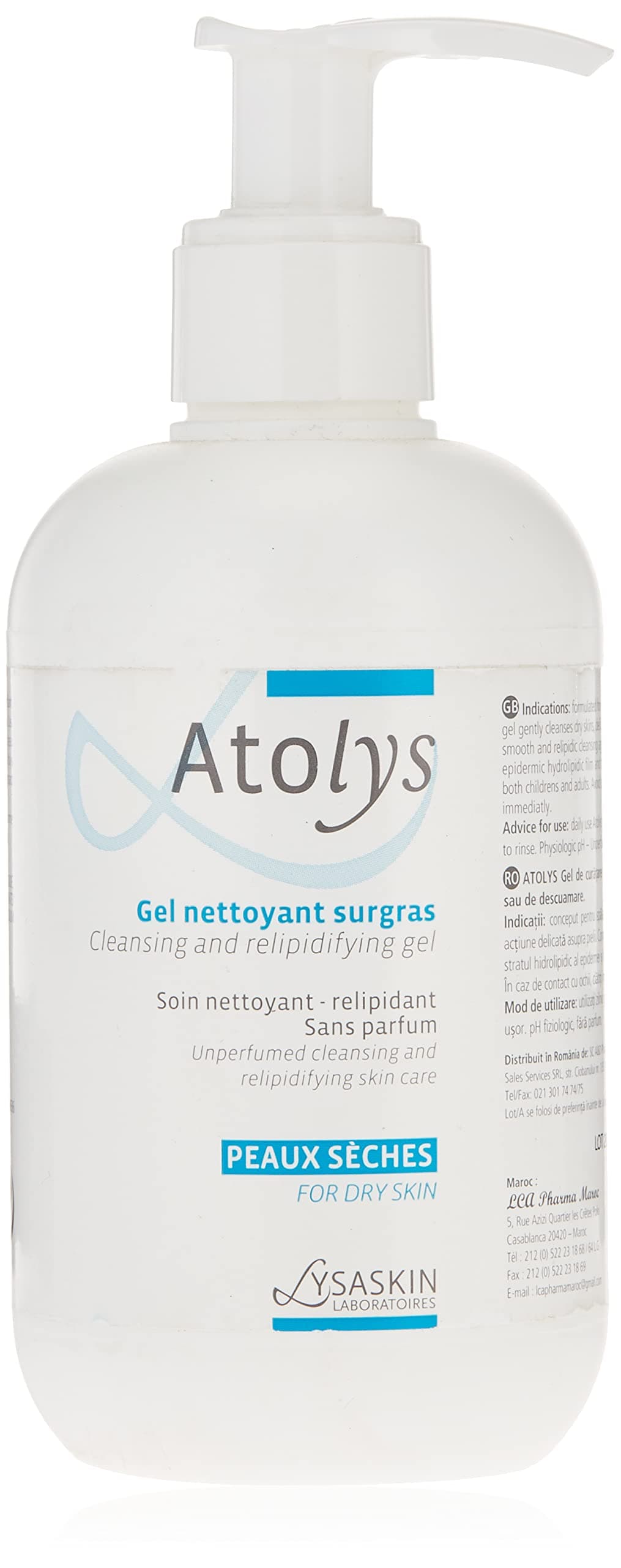 Lysaskin Atolys Long Lasting Soothing Skin Care Gel, 200 ml