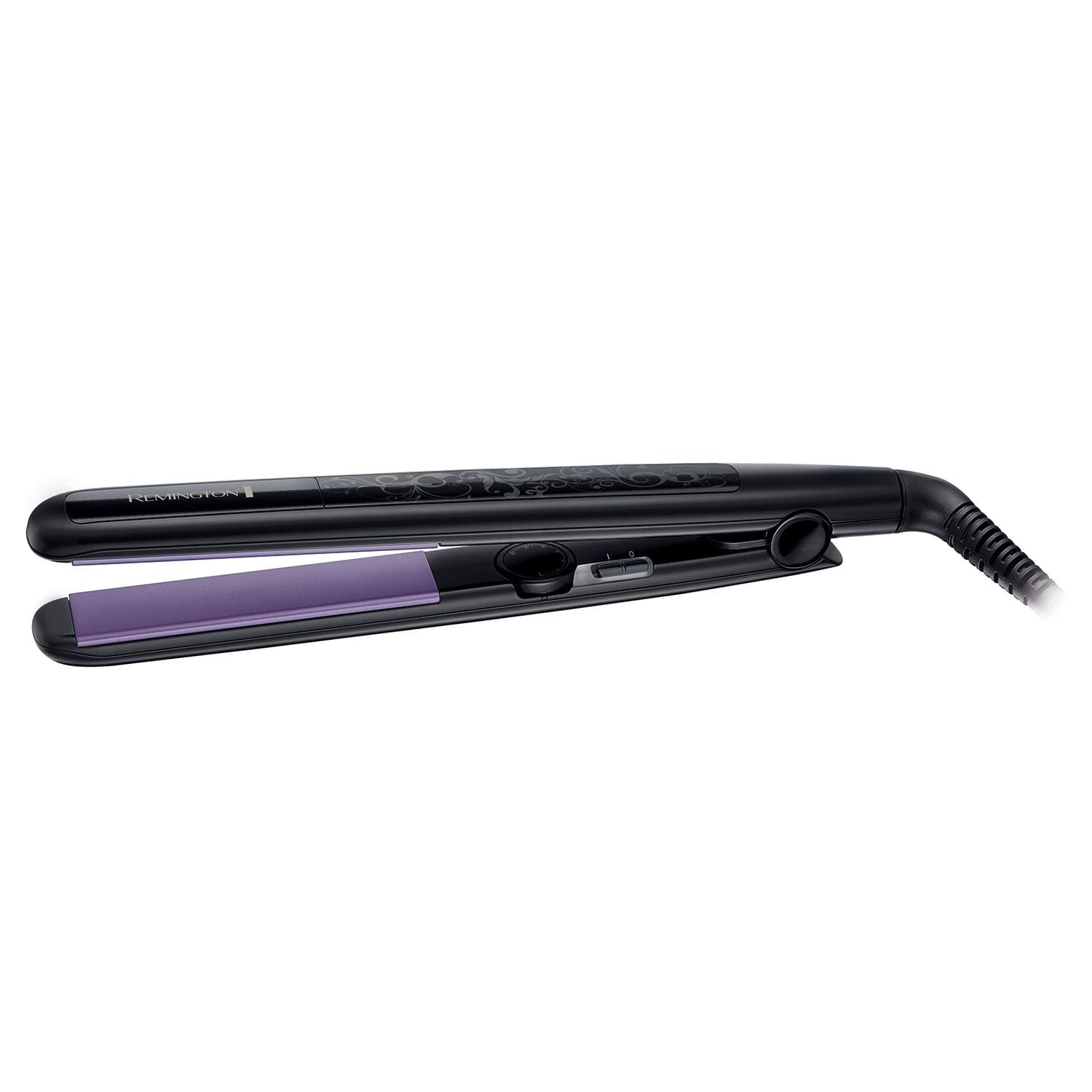 Remington Hair Straightener with Colour Protect Ceramic coating for Dyed/Treated Hair, Slim longer length 110mm floating plates, Fast 15 second heat up, 30 Heat settings, 1.8m cord,Up to 230°C, S6300