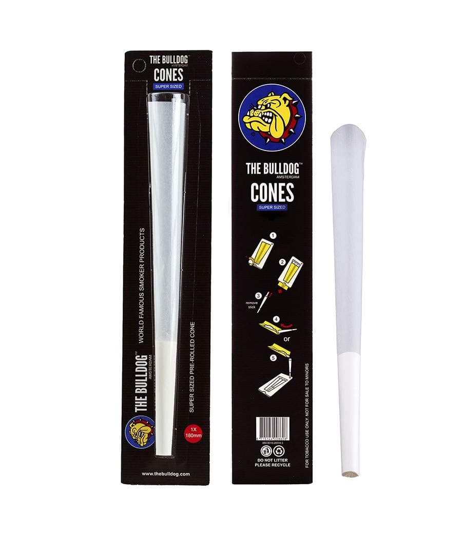 The Bulldog Amsterdam Supersize Cone | Pre Rolled Cones Single Pack of Rolling Papers