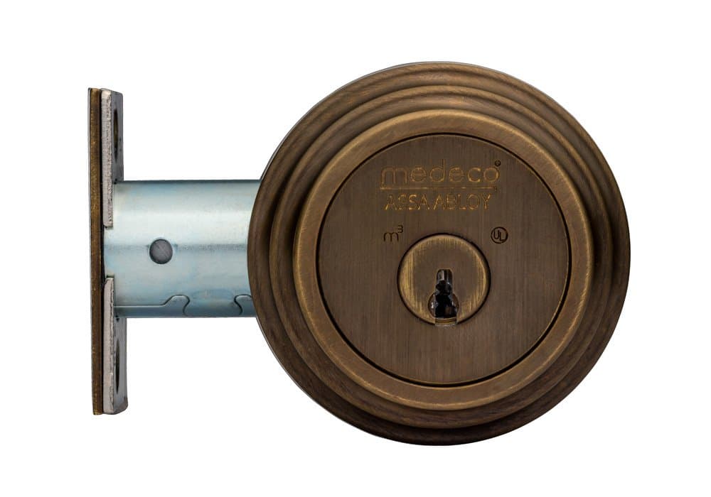 Medeco 11R533-13-1 Maxum Deadbolt, Captive Thumb Turn, Oil Rubbed Bronze Finish, 2-3/8" Backset, 1" Faceplate