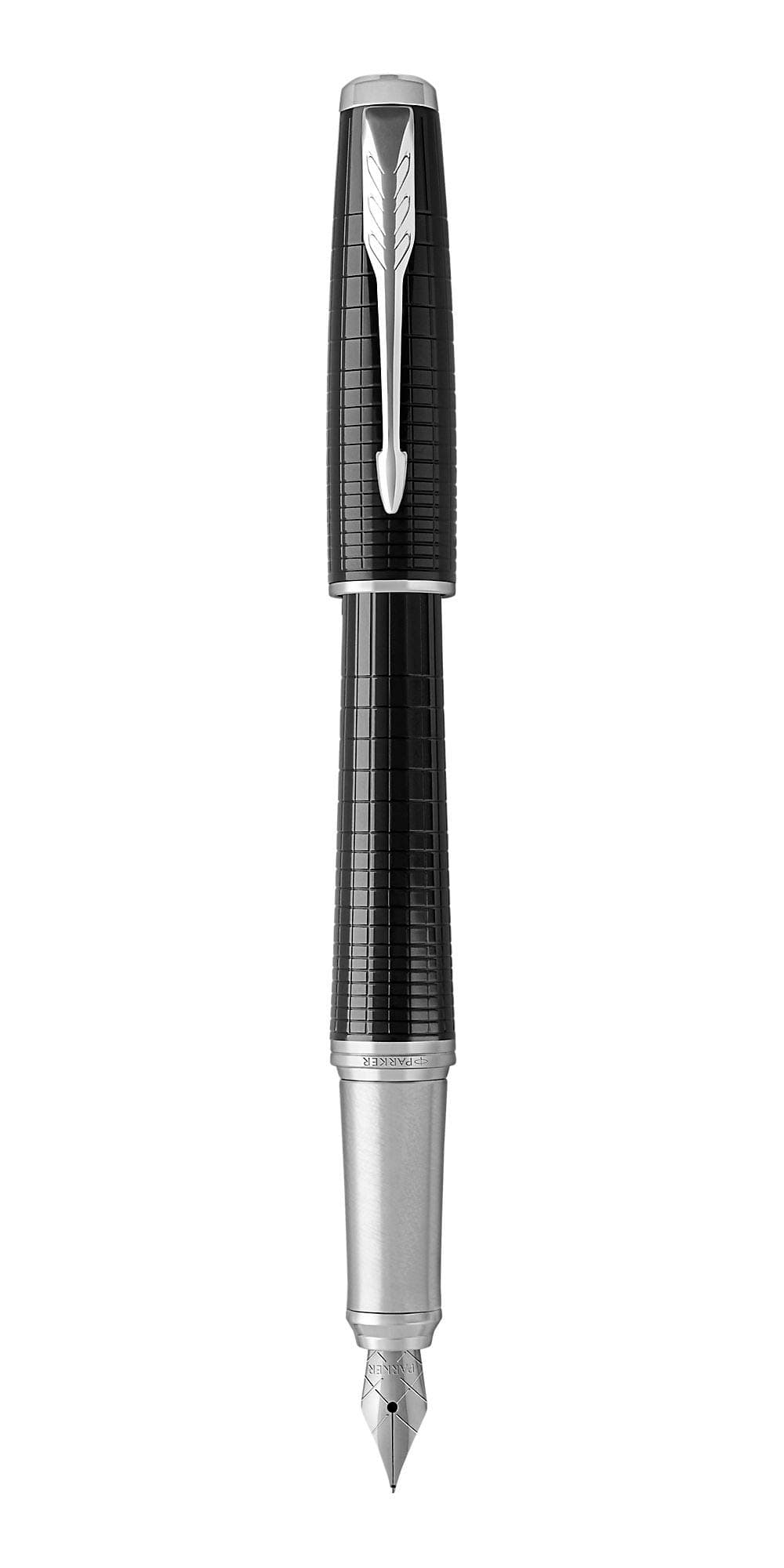 Parker Urban Füller | Premium Ebony Metal Chiselled | Füllfederhalter Mittlere Spitze | Geschenkbox