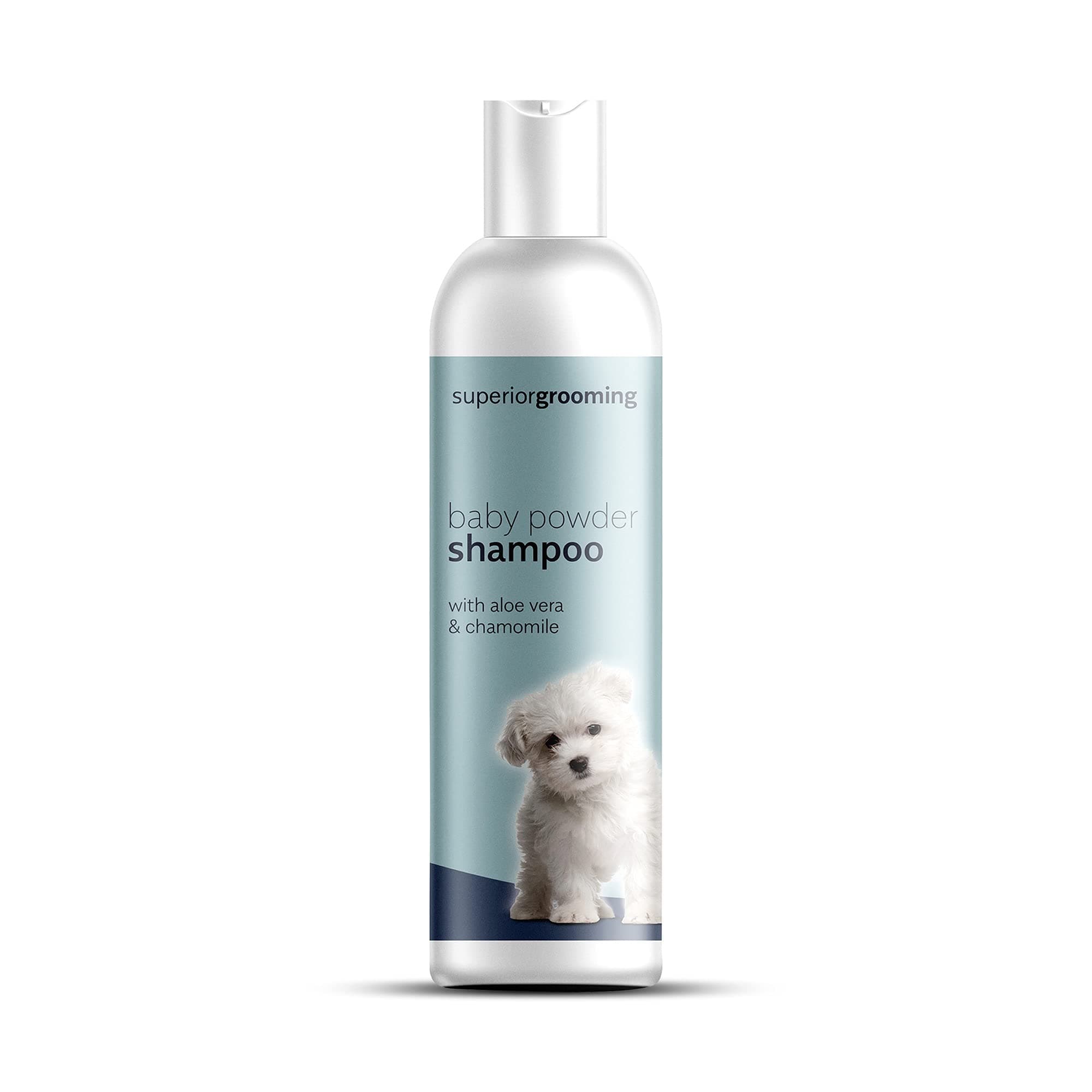 Dog Shampoo - Baby Powder Fragrance dog shampoo for the professional dog groomer. 250ml concentrated solution. Suitable for all breeds of dog. A great clean scent for your dog that lasts.