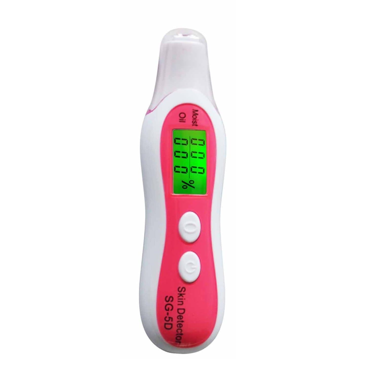 Luismia Digital Skin Detector with LCD Display Portable Skin Analyzer -Water Oil Tester Analysis Moisture Machine for Salon Spa Home (Red)