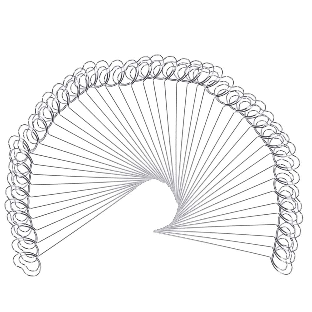 MENGCORE 50pcs DIY Heart Ring Loop Star Shape Craft New Wire Clip Card Note Photo Memo Holder Metal Clamp Clay Cake Accessories Decor