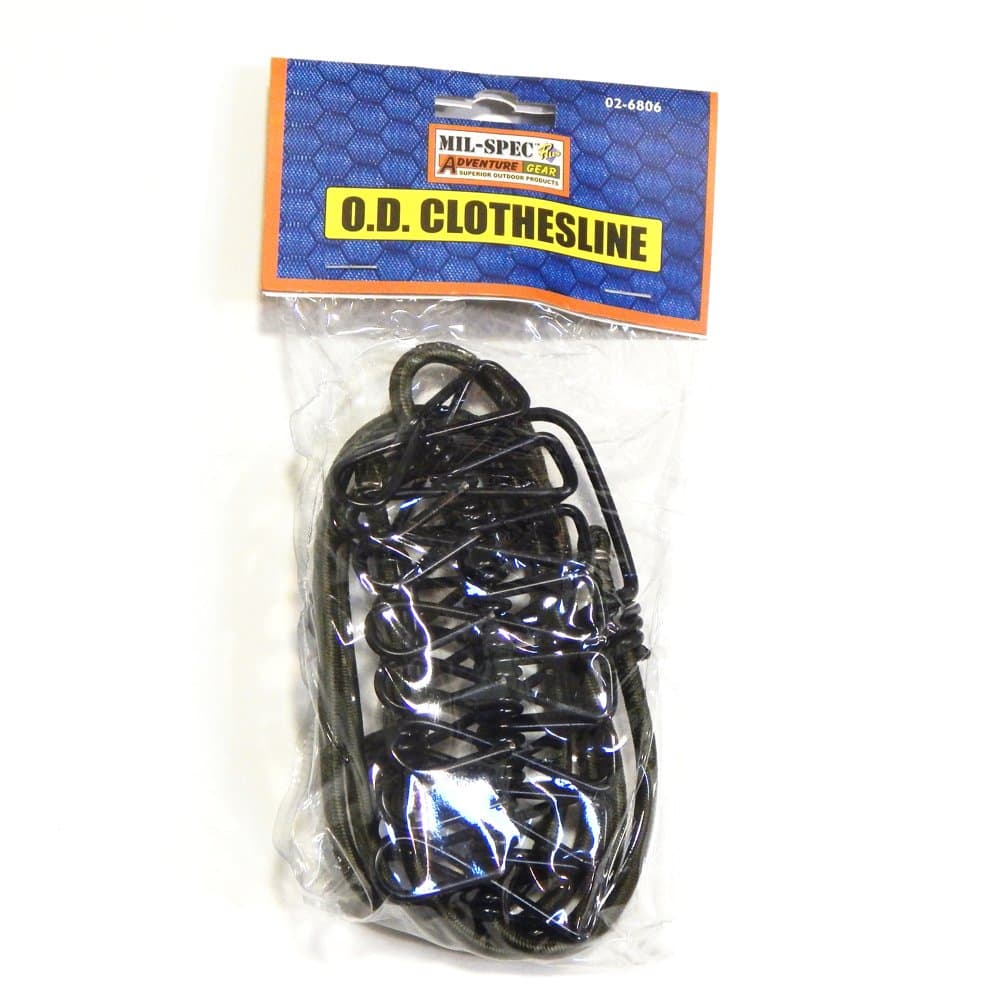 Clothesline Bungee Cord Easy Camp w/ Clips