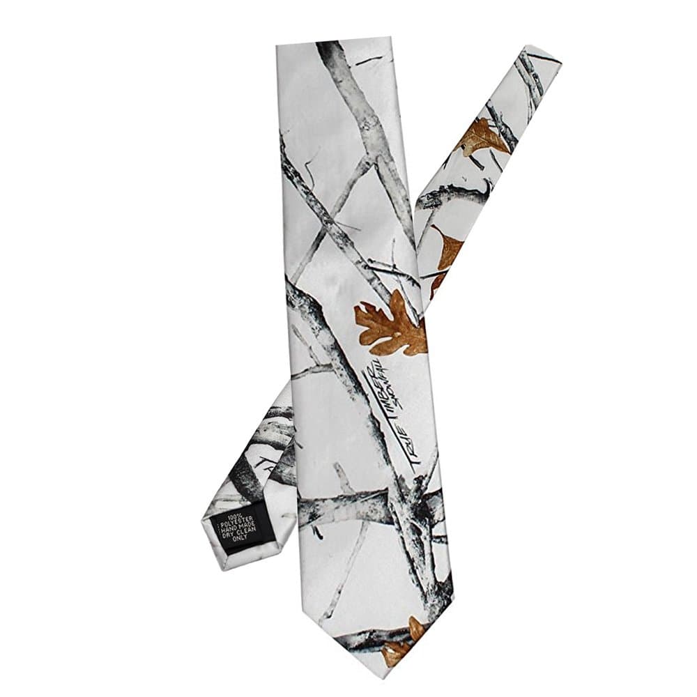 GSQWAHSTies for Men Camo Mens Ties Camouflage Neck Tie Hunter Wedding Men's Neckties