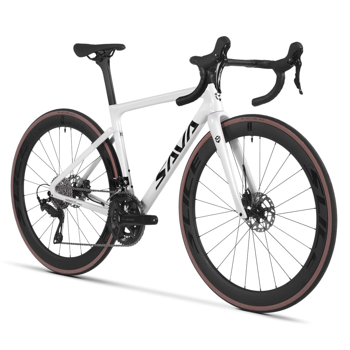 SAVADECK Carbon Road Bike,Lightweight Full Carbon Racing Bicycle with Shimano 105 R7120 24S Shift Groupset and Hydraulic Oil Disc Brake Bike